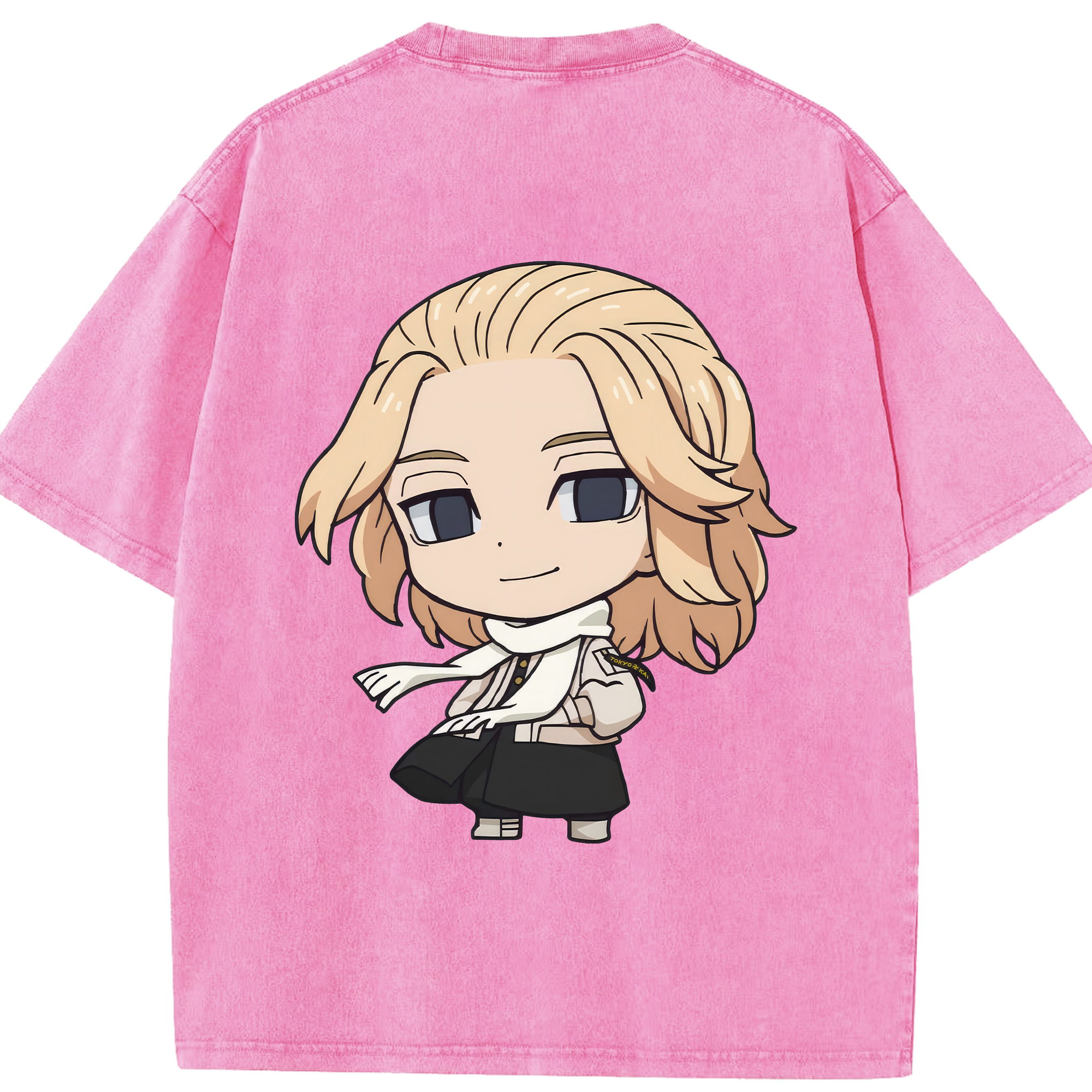 （画像用） 東京リベンジャーズ Tokyo Revengers 綿100% ヴィンテージ風 半袖Tシャツ（背面プリント）